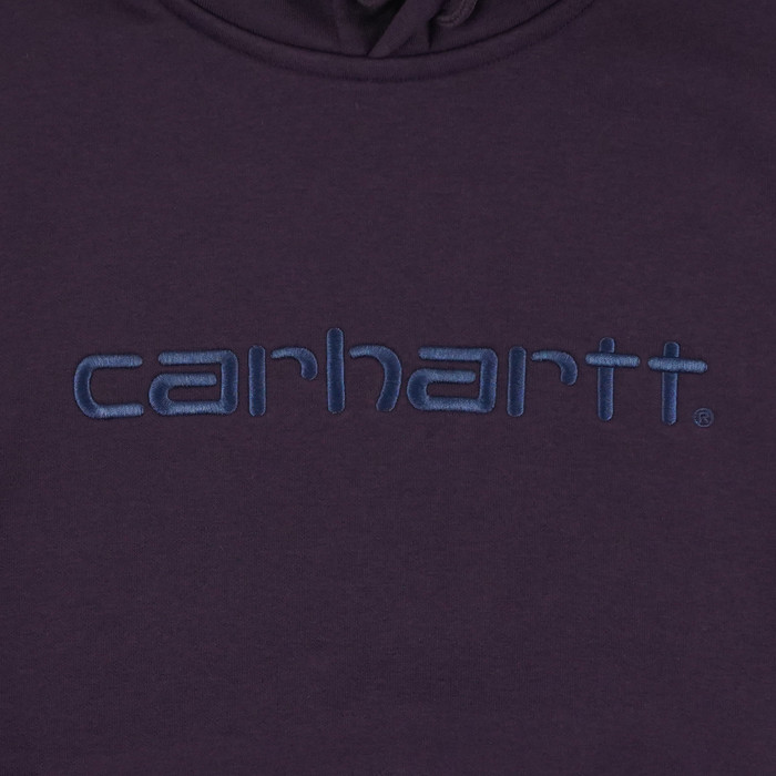 Толстовка мужская Carhartt WIP Hooded Sweatshirt артикул:I030230_darkred - купить в магазине Дайс