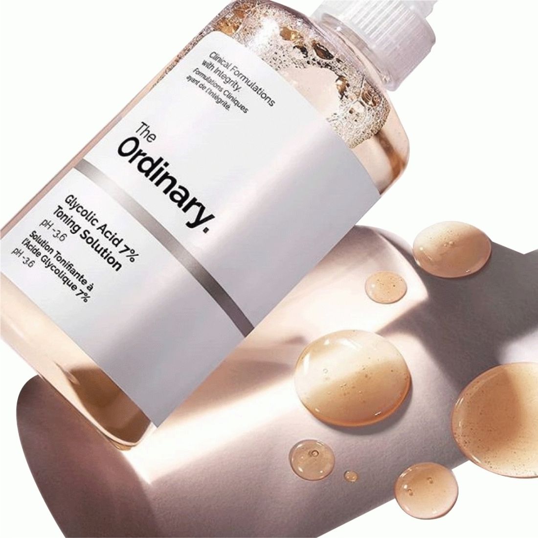 Веганский пилинг-тоник с 7% гликолевой кислоты The Ordinary Glycolic Acid 7% Exfoliating Toner 240мл