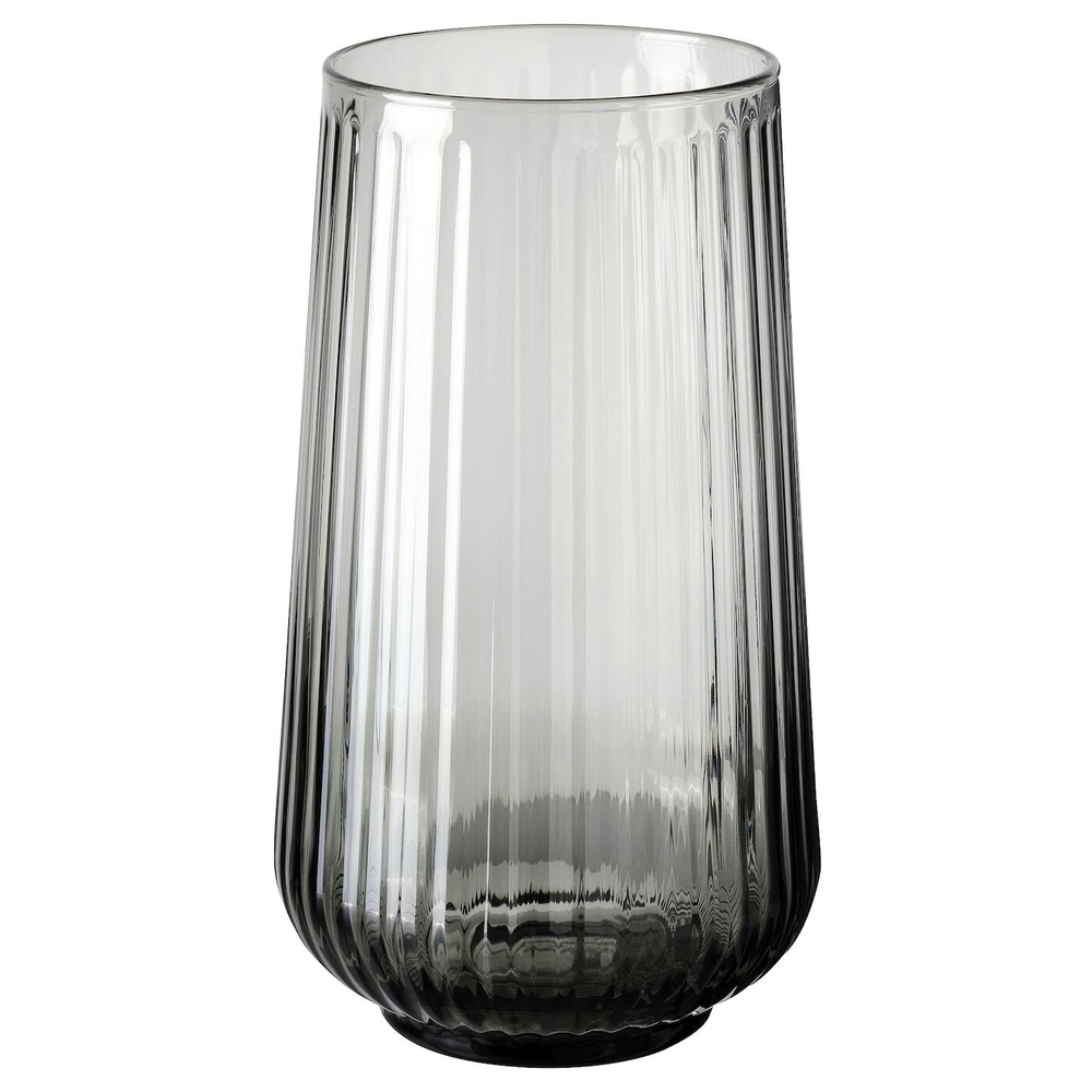 IKEA GRADVIS (ИКЕА ГРАДВИС) — Ваза, серая, 19 см