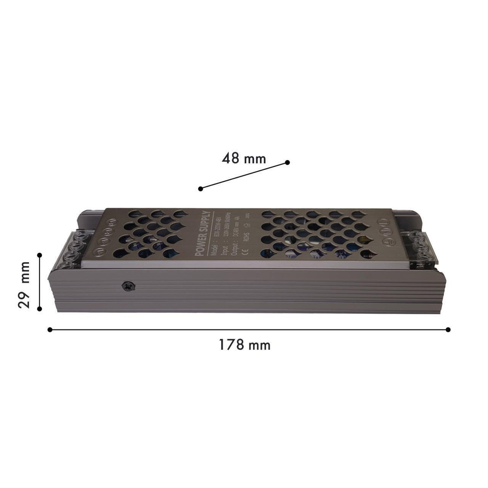 Блок питания 200W 48V для магнитного шинопровода Favourite Logica 1012-DB-200