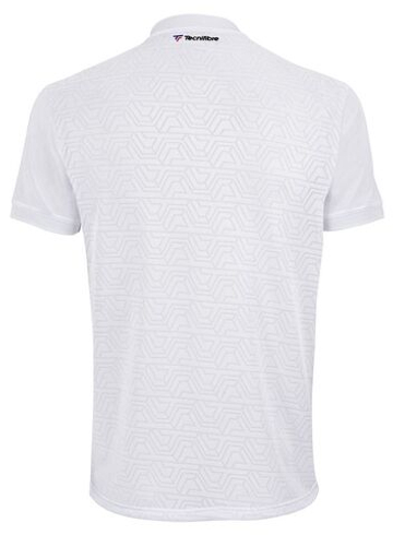 Мужское теннисное поло Tecnifibre Team Mesh Polo - белый