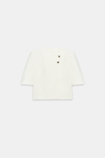 БЛЕЙЗЕР С КОРОТКИМИ РУКАВАМИ И ПОДПЛЕЧНИКАМИ — ZARA