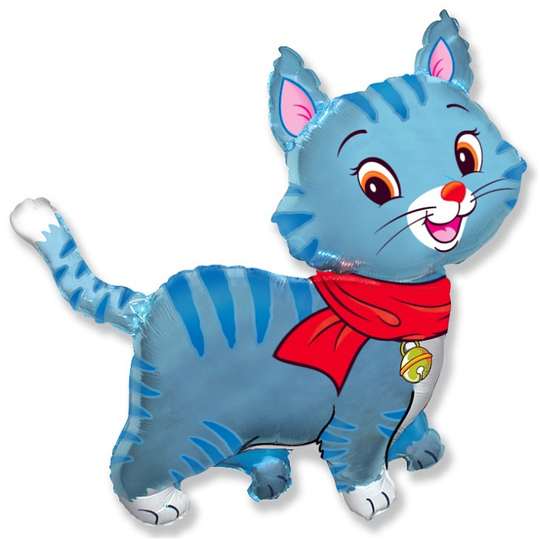 Кошечка синяя