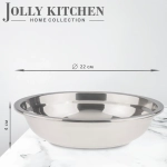 Тарелка Jolly Kitchen нержавеющая сталь 0,8 см, диаметр 22 см