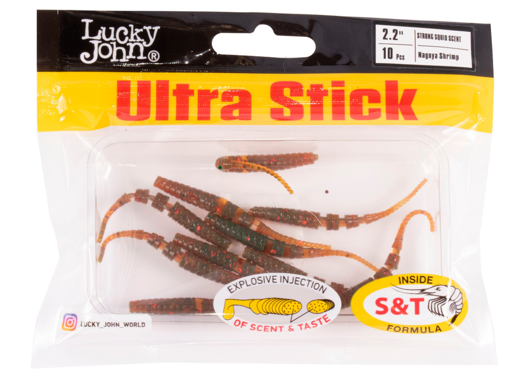 Слаги съедобные LJ Pro Series Ultra Stick 2,2in (5,6 см), цв. 085, 10 шт.