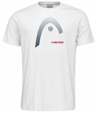 Мужская теннисная футболка Head Club Carl T-Shirt - white