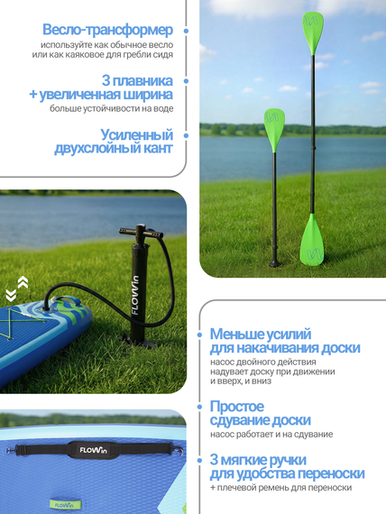 Сапборд Flowin Navy 350 см