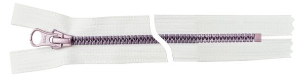Молния трактор YKK Metalux Т5 (5 мм) 1 зам., разъем., фиолетовая, 20 см, под металл, 501 purple 20, уп.10 шт
