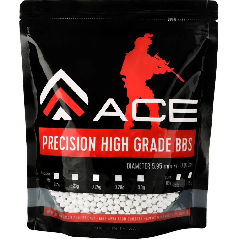Шары ACE 0,25 (4000 шт.) для страйкбола