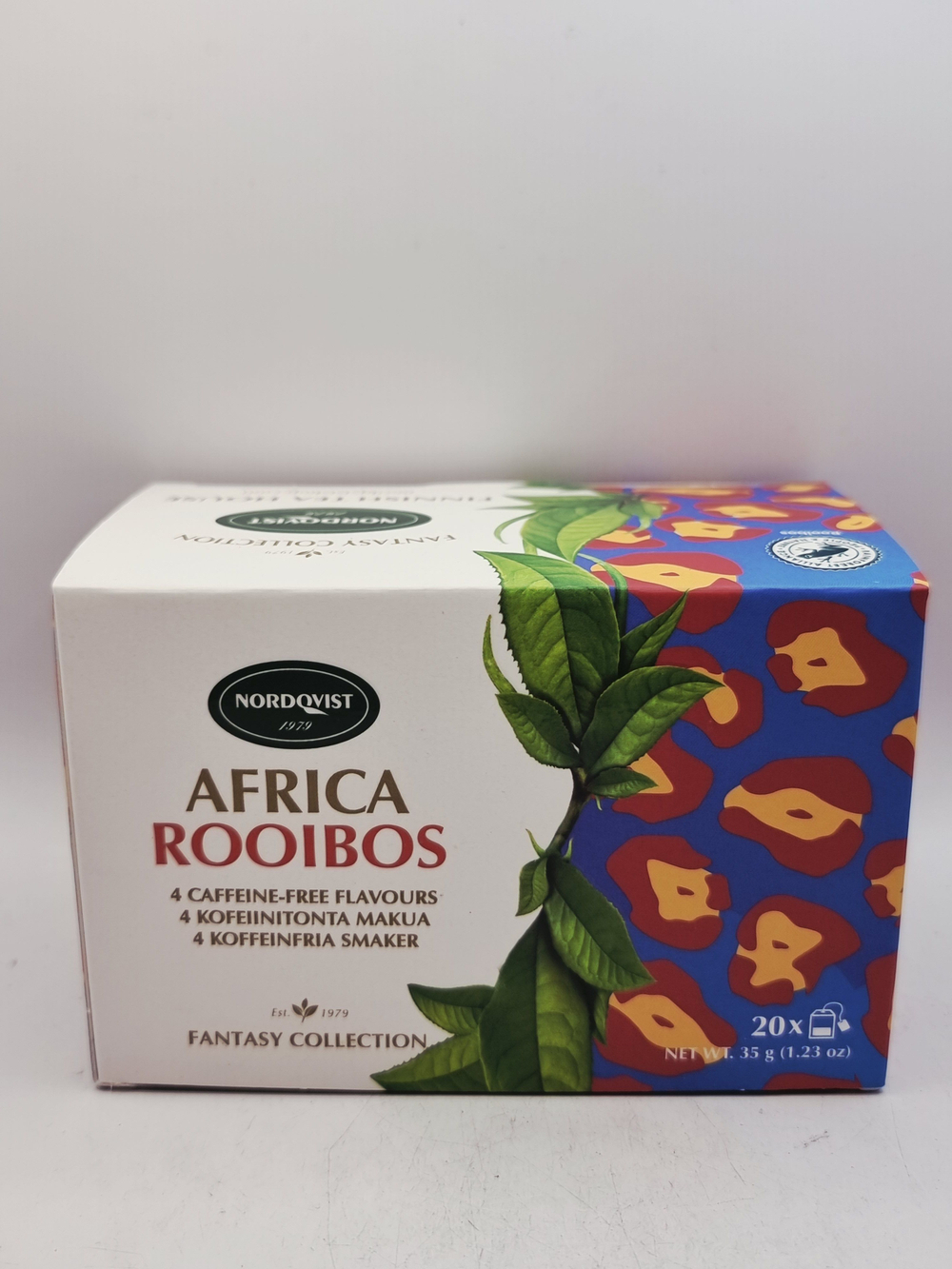 Чай ройбуш Nordqvist Afrikka Rooibos Чай 4 вкуса пакетиках 20шт (из Финляндии)