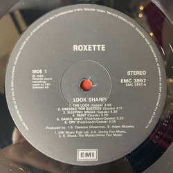 Винтажная виниловая пластинка LP Roxette Look Sharp (Англия 1988)