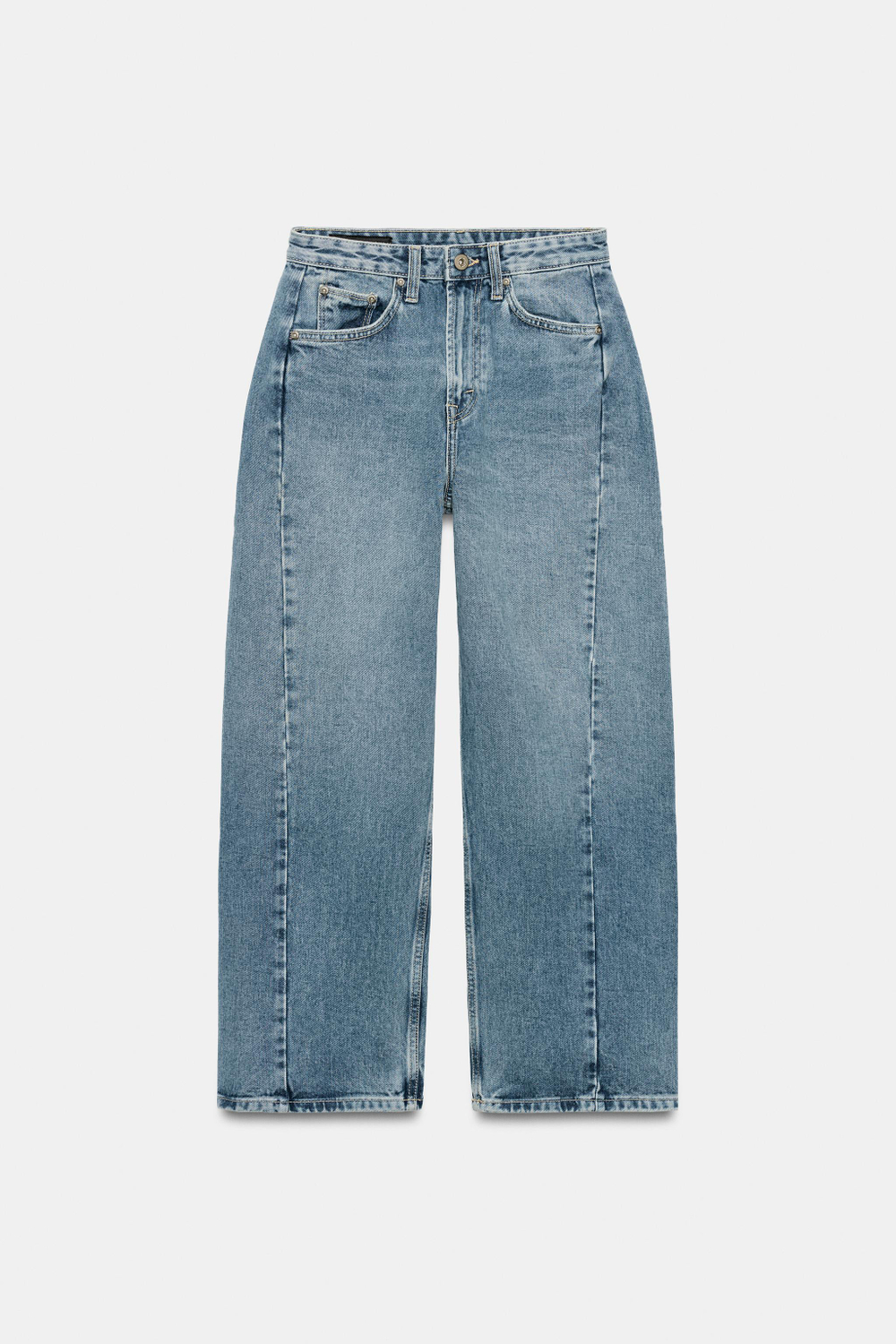 ДЖИНСЫ RELAXED СО СРЕДНЕЙ ПОСАДКОЙ — ZW COLLECTION — ZARA