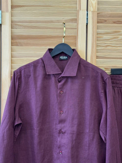 Льняной костюм Zegna