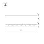 Светильник MAG-DOTS-25-L400-12W Day4000 (WH, 30 deg, 24V) (Arlight, IP20 Металл, 5 лет)