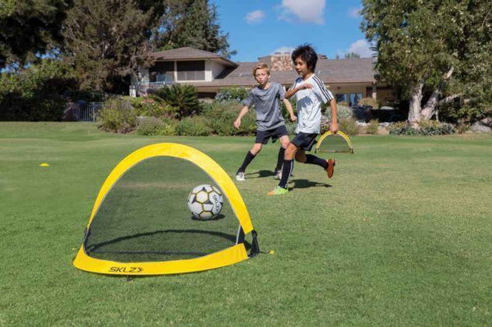 Ворота складные футбольные для детей 76 см,SKLZ PLAYMAKER GOAL SET, набор из 2 шт.