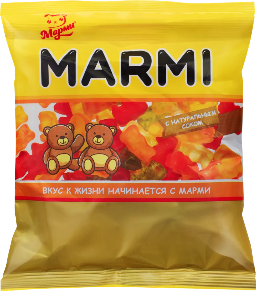 №8 Мармелад МАРМИ в форме мишки Fashion fruit 100г