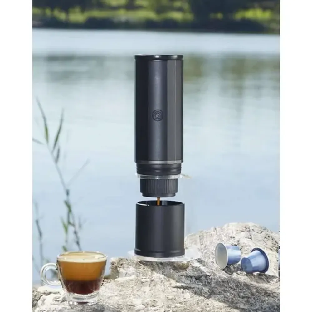 Кофеварка портативная для эспрессо 110 мл HEROPRESSO COFFEE MAKER черная 1800 mAh, ZeroHero