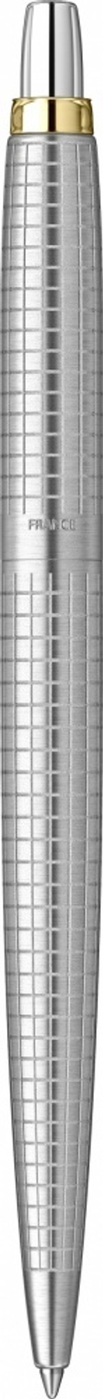 Шариковая ручка Parker "Jotter 70th Stainless Steel GT", стержень: Mblue (толщина линии 1,0мм) в подарочной коробке