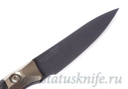 Нож Microtech Kitchen Paring Bolster 3500B-1DLCCFS DLC Carbonфотография - 7