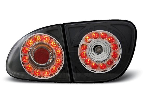 Задние фонари Seat Leon 1 black led