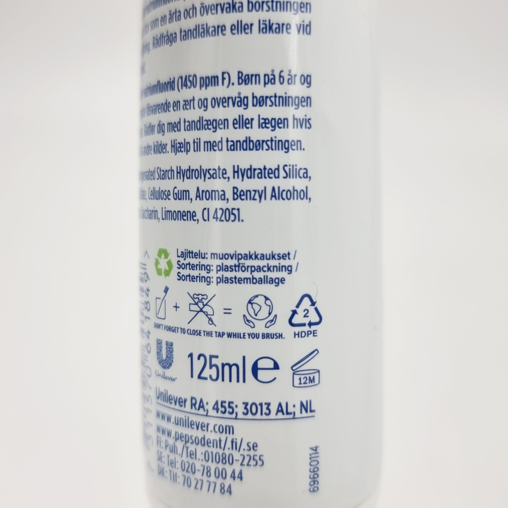 Зубная паста Pepsodent Xylitol c ксилитом и фором 125 мл (Нидерланды)