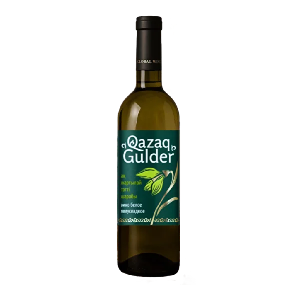 Вино белое полусладкое Qazaq Gulder 0,75 л