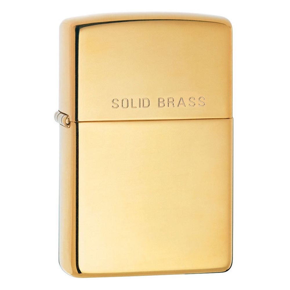 Зажигалка ZIPPO Classic High Polish Brass (254)