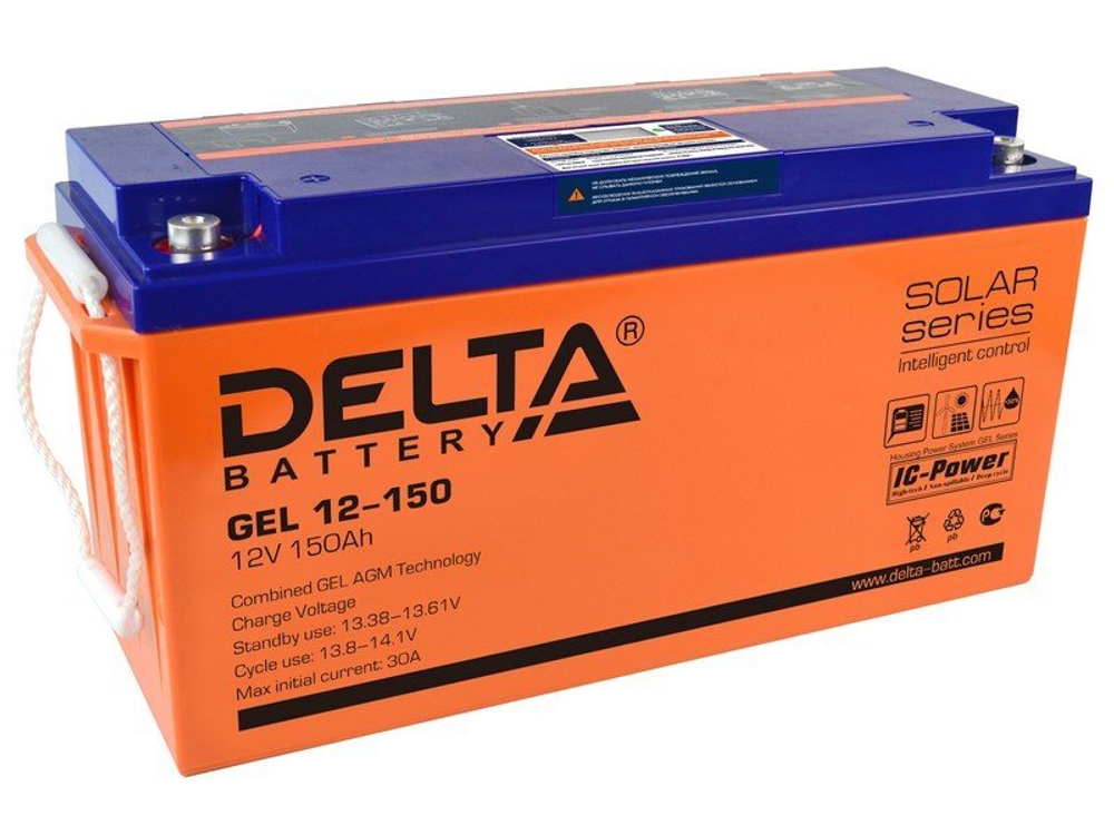 GEL 12-150 Delta Аккумулятор герметичный свинцово-кислотный