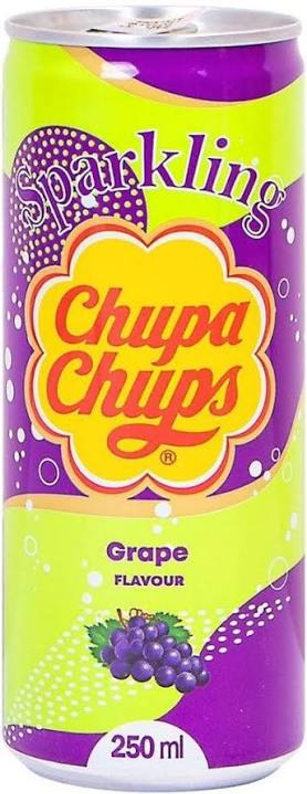 Chupa-Chups Sparkling Grape (виноград) 250 мл,24шт