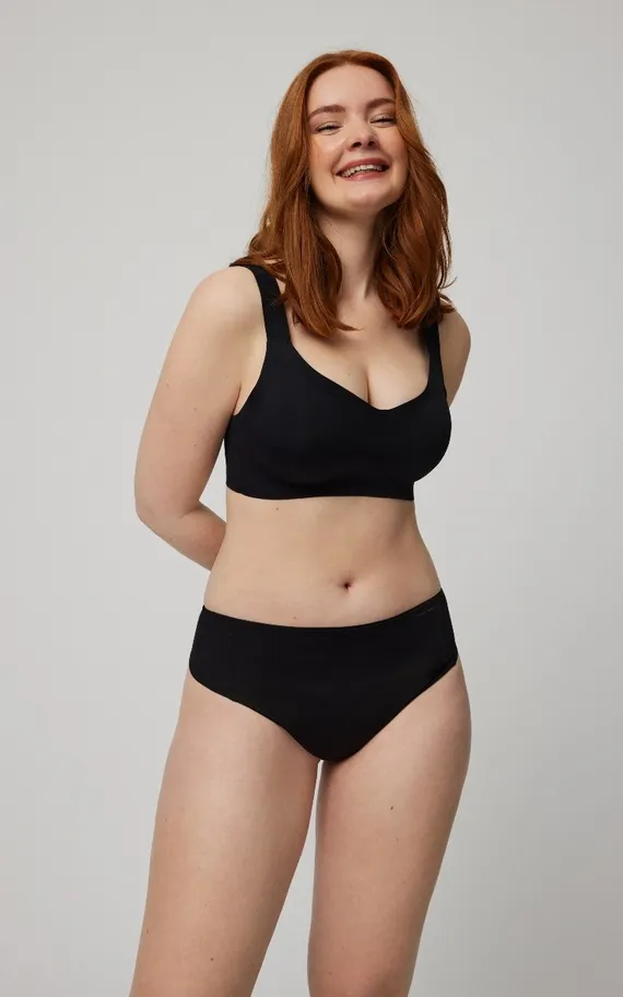 19689 High waist thong Трусы высокие стринги