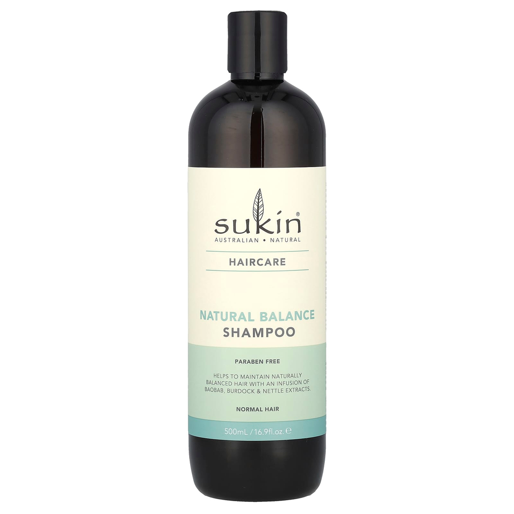 Sukin, Шампунь Natural Balance, для нормальных волос, 500 мл (16,9 жидк. Унции)
