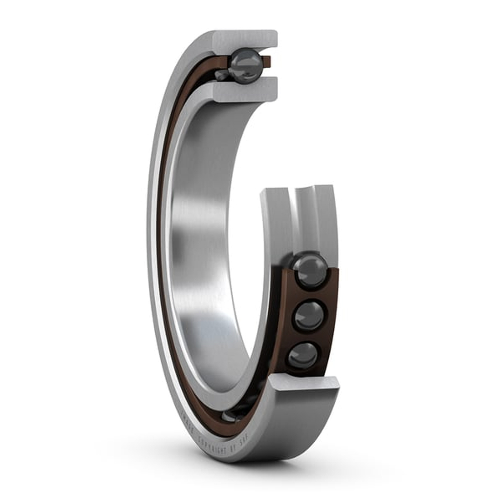 SKF 7024 CEGA/HCP4A — прецизионный радиально-упорный шарикоподшипник 120×180×28 мм