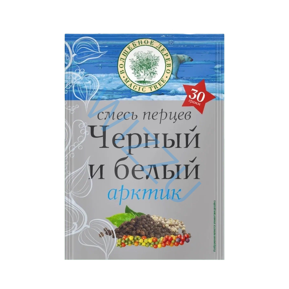 Смесь перцев черный и белый молотый 30 г