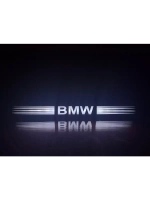 Рамка для номера с подсветкой, пластик ABS. BMW. Подсветка б