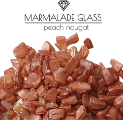 Стеклянная крошка Glass Marmelade, Peach Nougat, 100гр