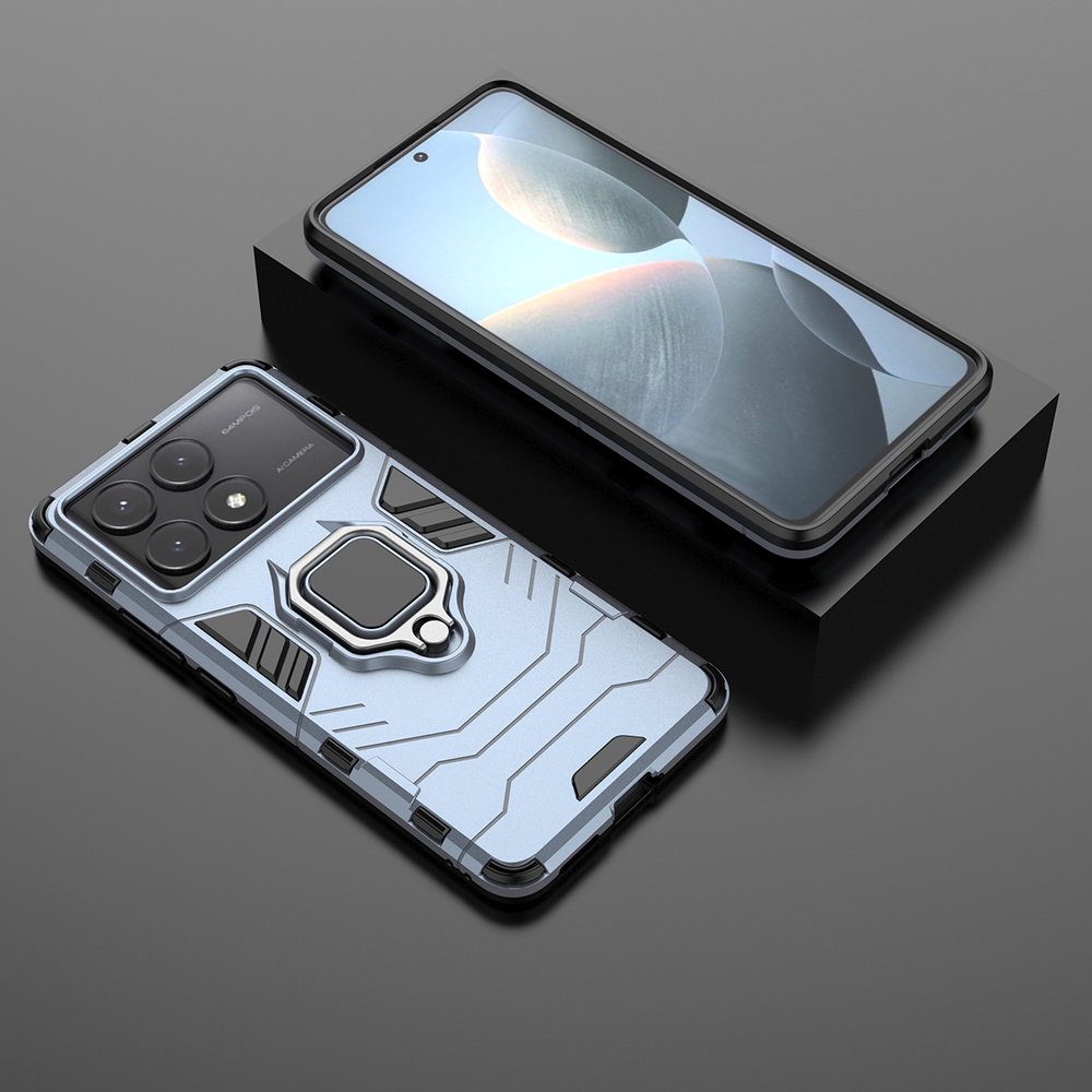 Противоударный чехол с кольцом Panther Case для Poco X6 Pro