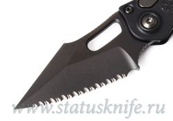 Нож Microtech Stitch Auto 169-3DLCTSH Serrated Shadowфотография - 2