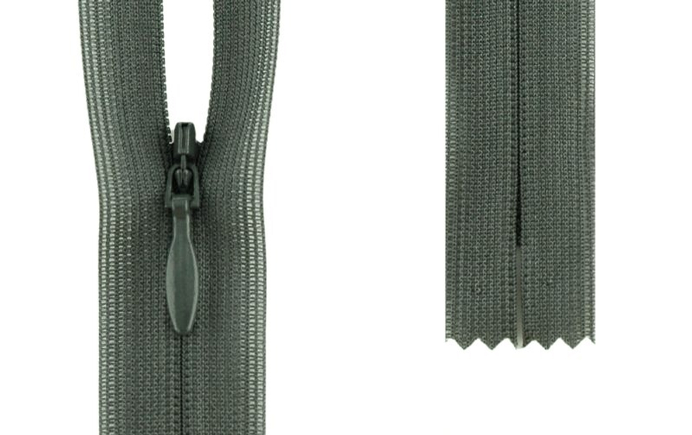 Молния потайная, неразъемная YKK Тип 2 20 см, цв.182