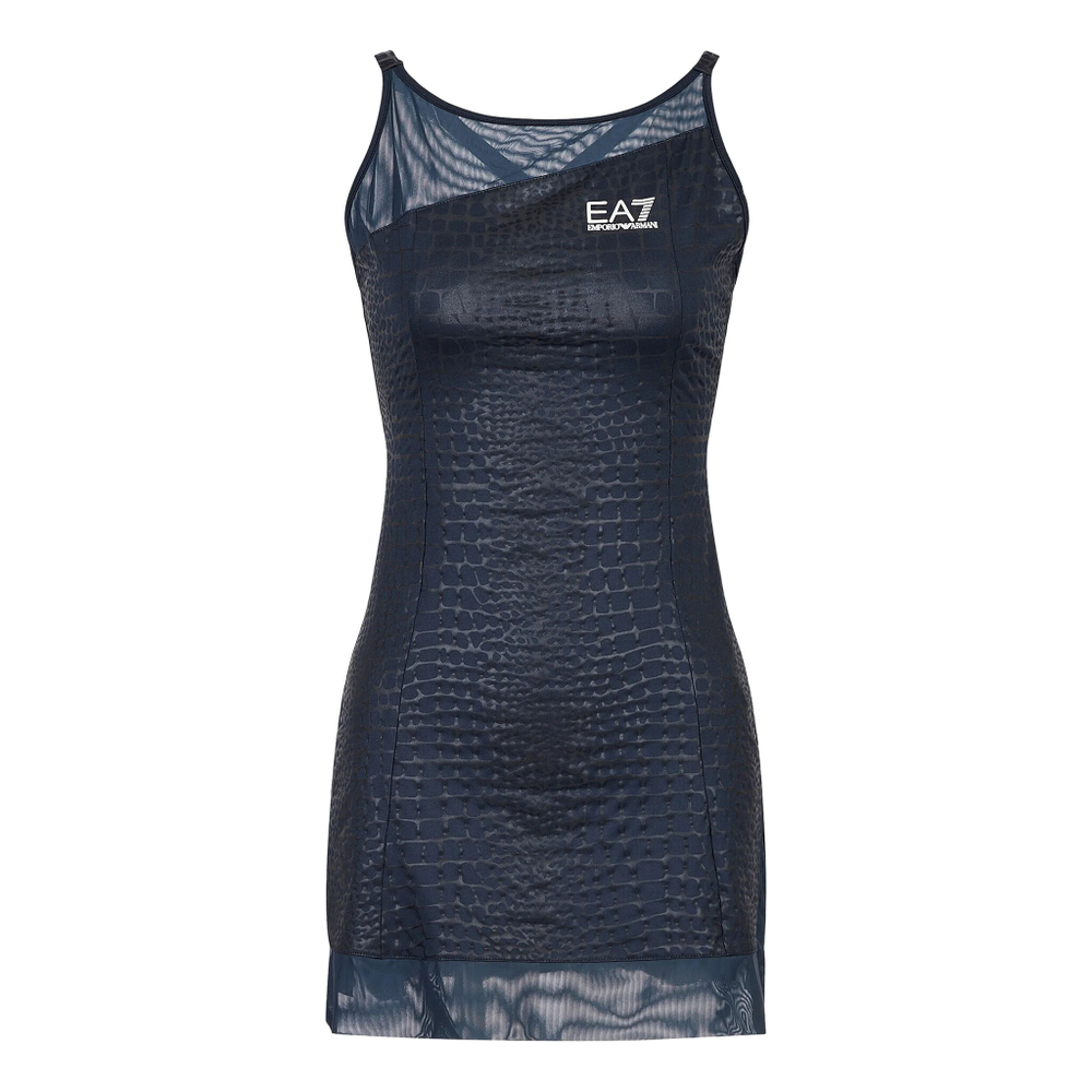 Женская теннисное платье EA7 Dress Women - Dark Blue