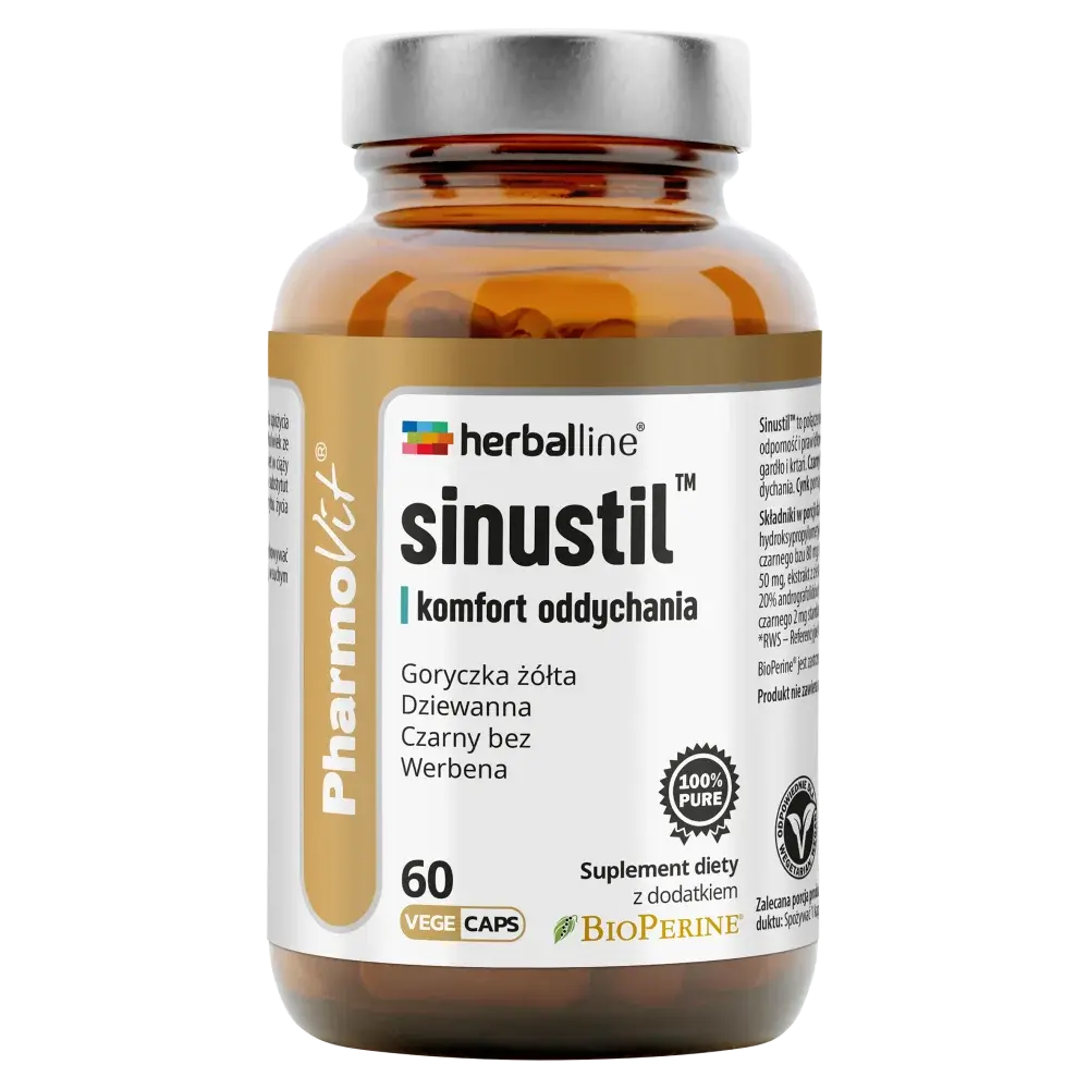 Pharmovit Herbaline Sinustil™ respiratory comfort - 60 капсул