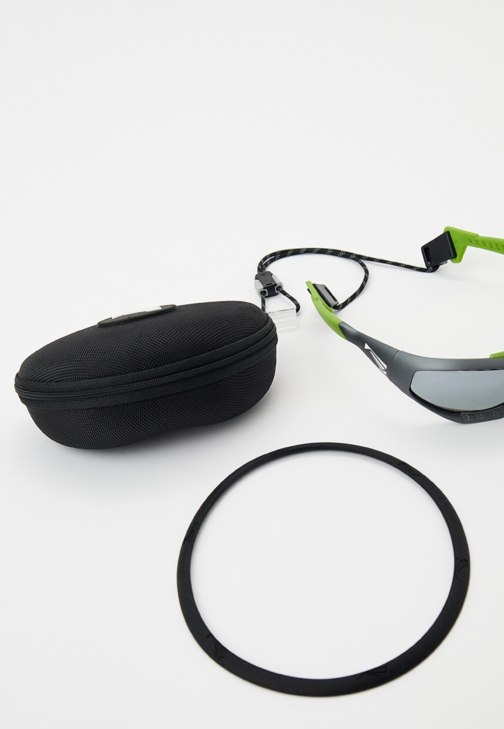Спортивные очки LiP Surge / Matt Graphite - Green / PCPL Levanté Series Silver Smoke Lens