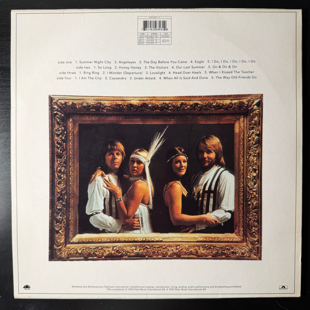 ABBA ‎– More ABBA Gold 2LP (Европа 1993г.)