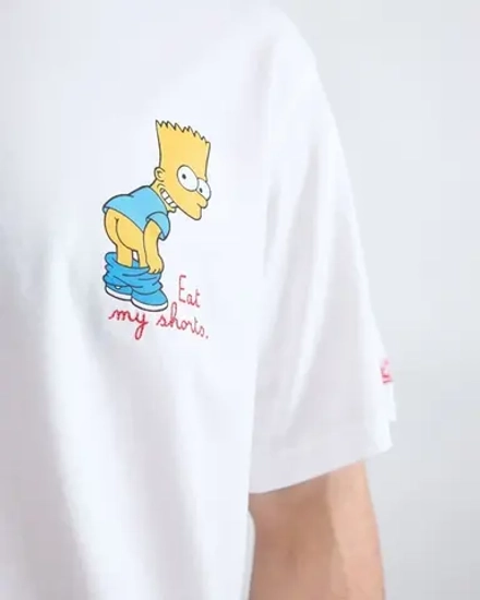 Футболка MC Saint Barth TSHIRT BART белый снимает шорты