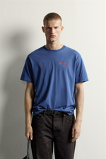 ФУТБОЛКА С КОМБИНИРОВАННОЙ ВЫШИВКОЙ — ZARA