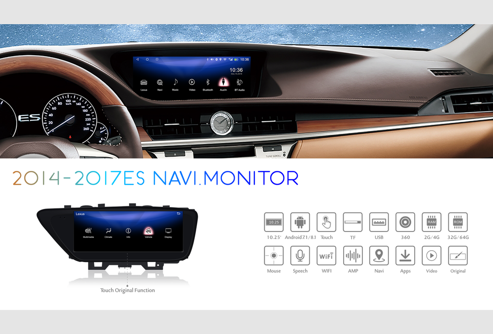 Установочный комплект для LEXUS ES 2012-2018 high  KUBERG BNR-16ESQ