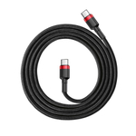 Кабель-зарядка Type-C на Type-C Baseus Cafule 100W 1м CATKLF-G91 красно-чёрный