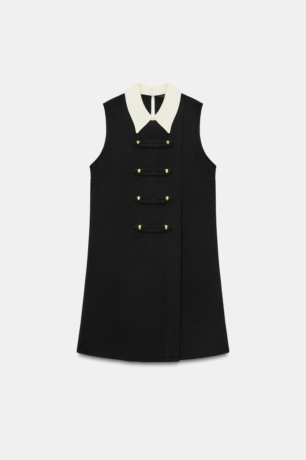 КОРОТКОЕ ПЛАТЬЕ С ДЕКОРАТИВНЫМИ ЗАСТЕЖКАМИ — ZARA