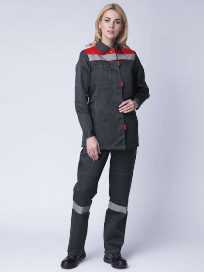 Костюм «Весна-2 СОП NEW» с п/к женский серый
