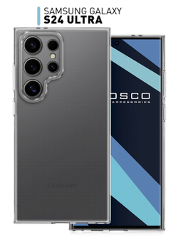 Чехол ROSCO для Samsung Galaxy S24 Ultra (арт.SS-S24U-TPU-01-TRANSPARENT )
