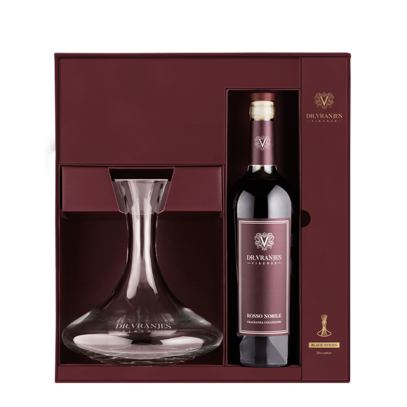 Dr. Vranjes Rosso Nobile с декантером подарочный набор (аромат благородное красное вино)
